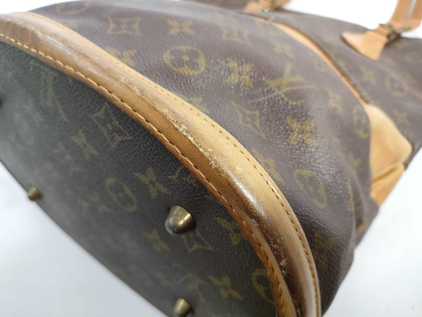 LOUIS VUITTON RFID verification not possible, serial number verification not possible, Monogram LOUIS VUITTON Monogram USA Exclusive Bucket Handbag