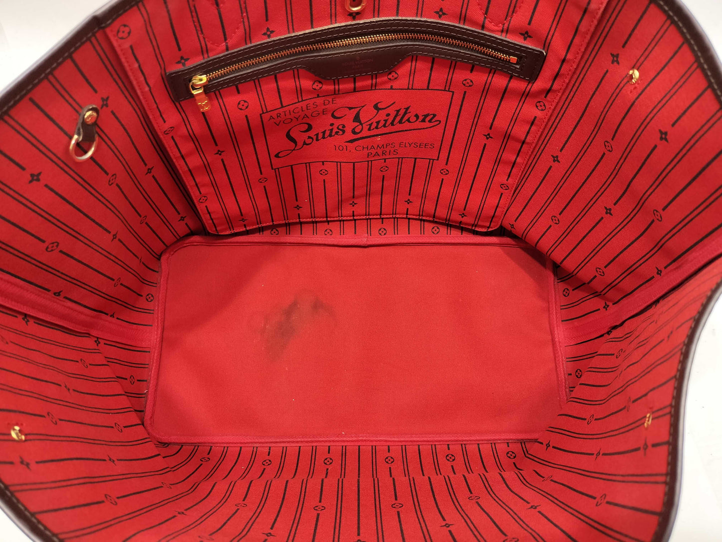 LOUIS VUITTON FL1029 Damier Neverfull GM Tote Bag FL1029 Tote Bag