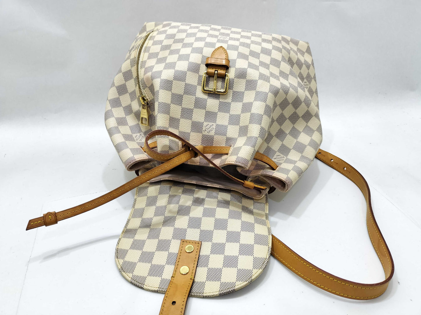 LOUIS VUITTON SR0117 Damier Azur Speron Backpack SR0117 Backpack