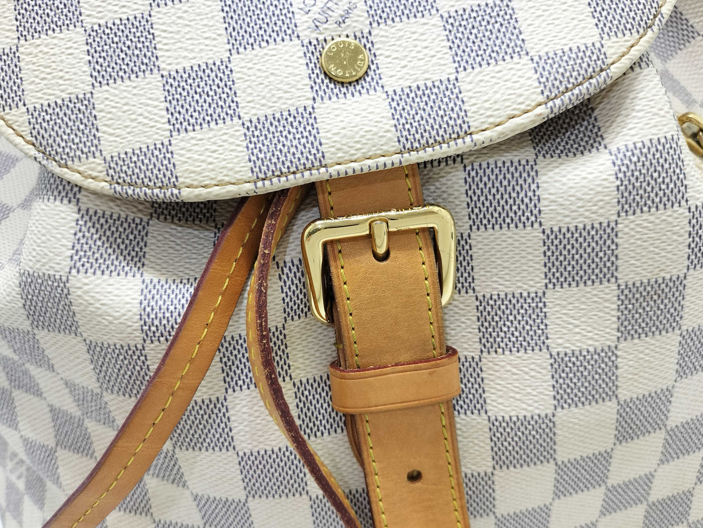 LOUIS VUITTON SR0117 Damier Azur Speron Backpack SR0117 Backpack