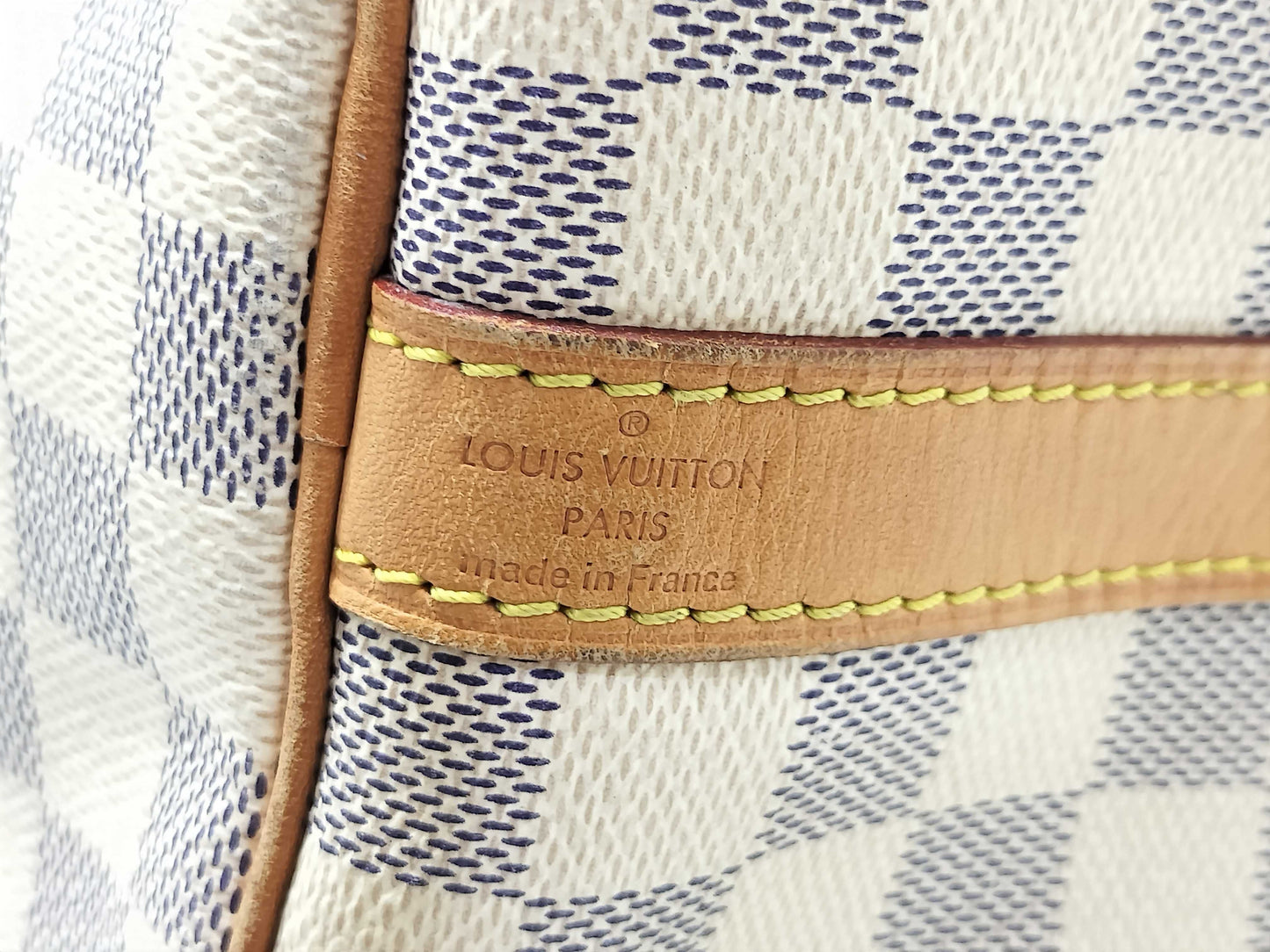 LOUIS VUITTON DU0193 Damier Azur Speedy 25 2-Way Handbag/Shoulder Bag DU0193