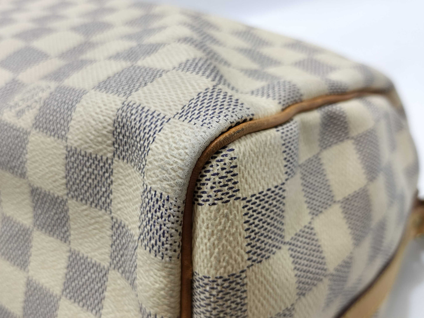 LOUIS VUITTON DU0193 Damier Azur Speedy 25 2-Way Handbag/Shoulder Bag DU0193