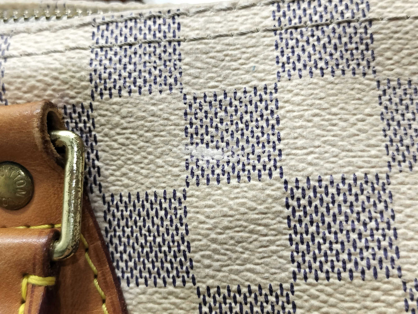 LOUIS VUITTON DU0193 Damier Azur Speedy 25 2-Way Handbag/Shoulder Bag DU0193
