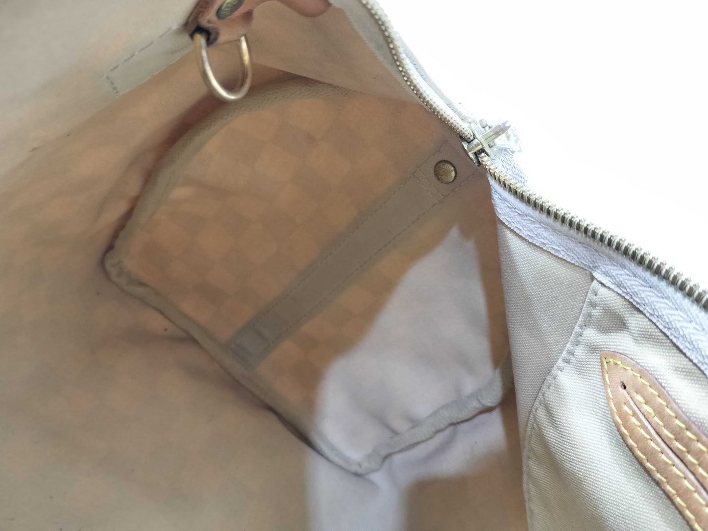 LOUIS VUITTON DU0193 Damier Azur Speedy 25 2-Way Handbag/Shoulder Bag DU0193