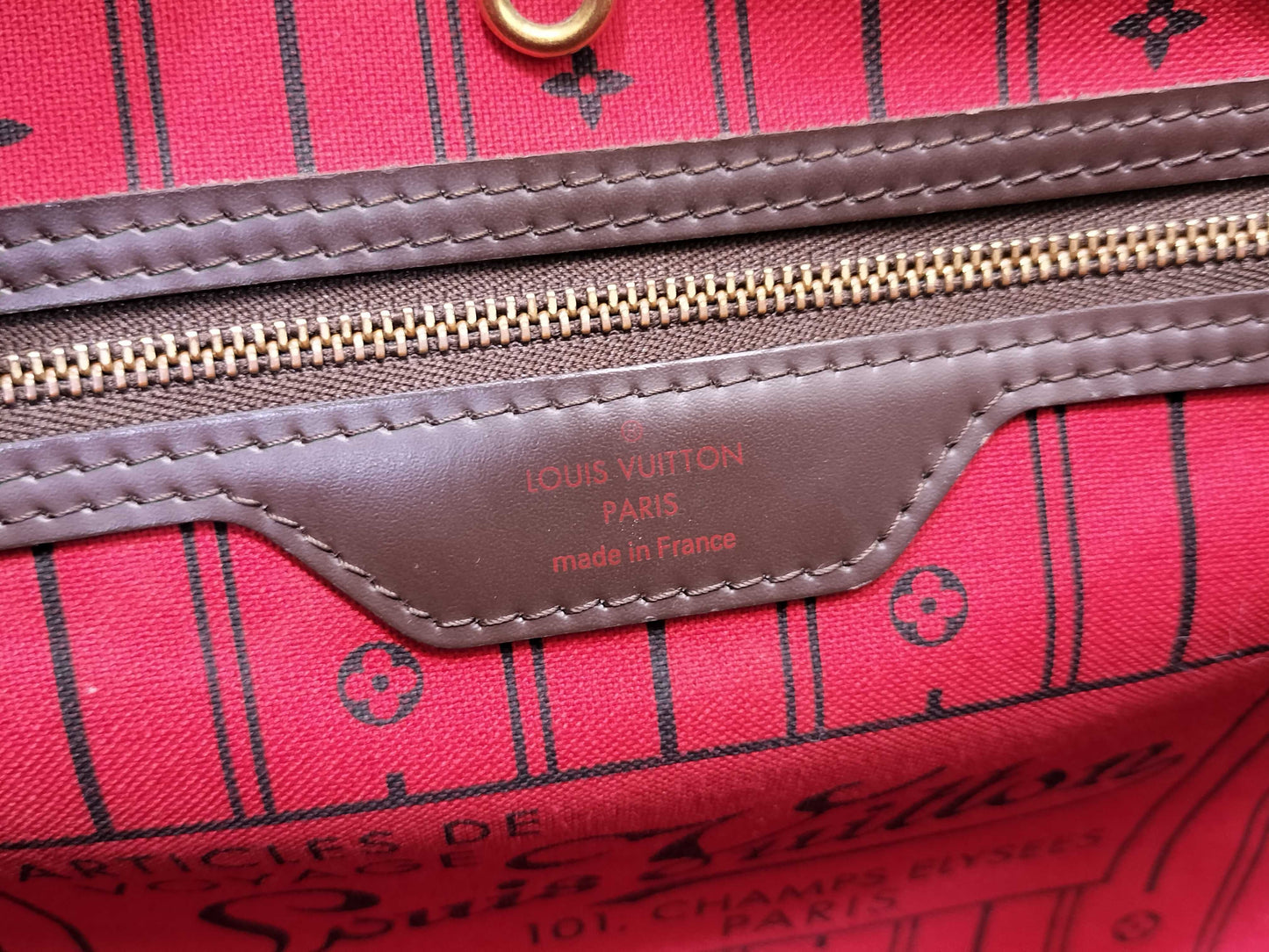 LOUIS VUITTON FL2103 Damier Neverfull GM Tote Bag FL2103 Tote Bag