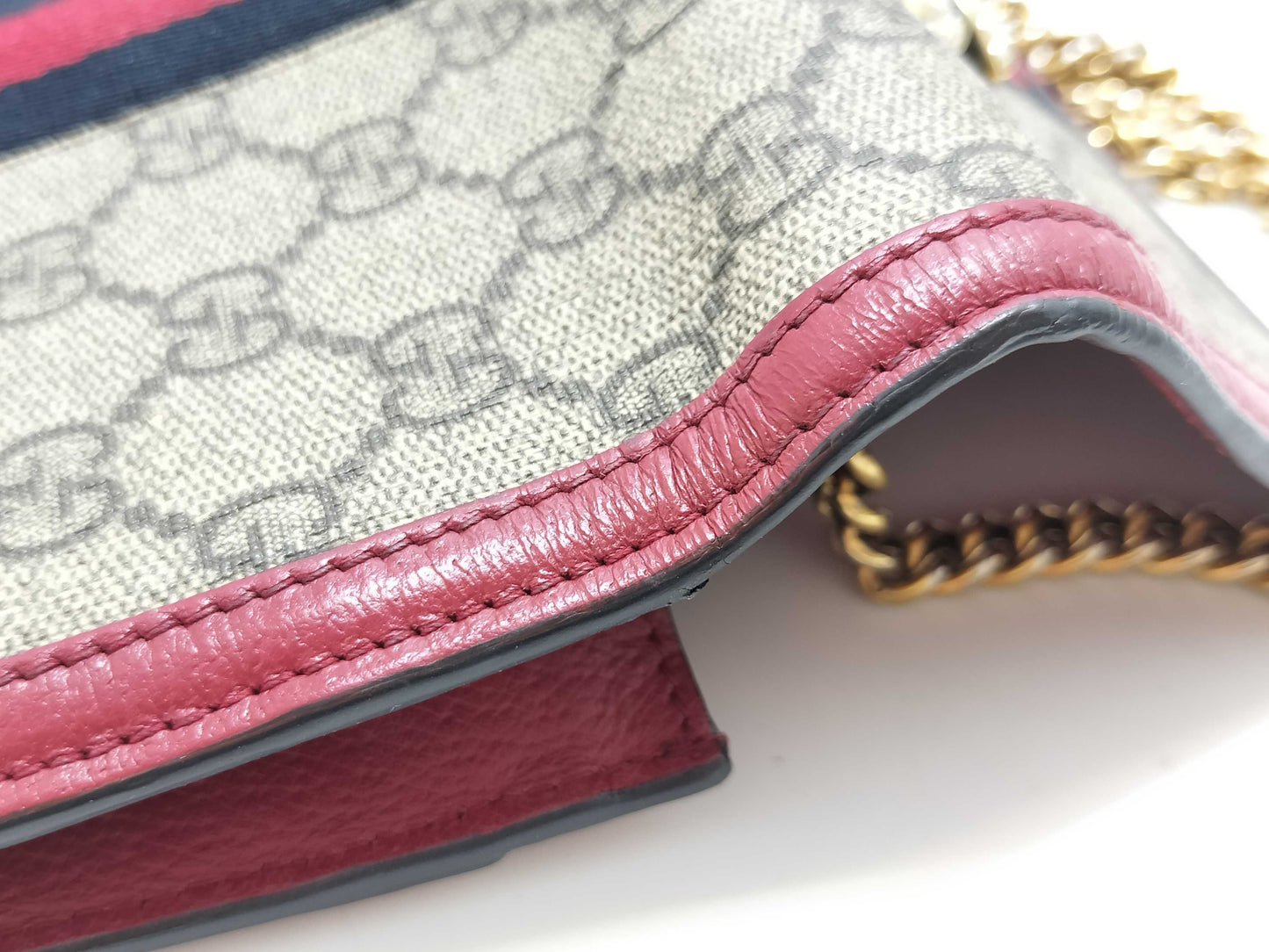 GUCCI GG Supreme GUCCI Margaret Chain Shoulder Bag Clutch Bag