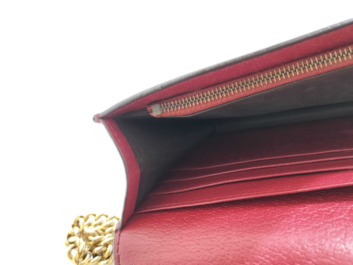 GUCCI GG Supreme GUCCI Margaret Chain Shoulder Bag Clutch Bag