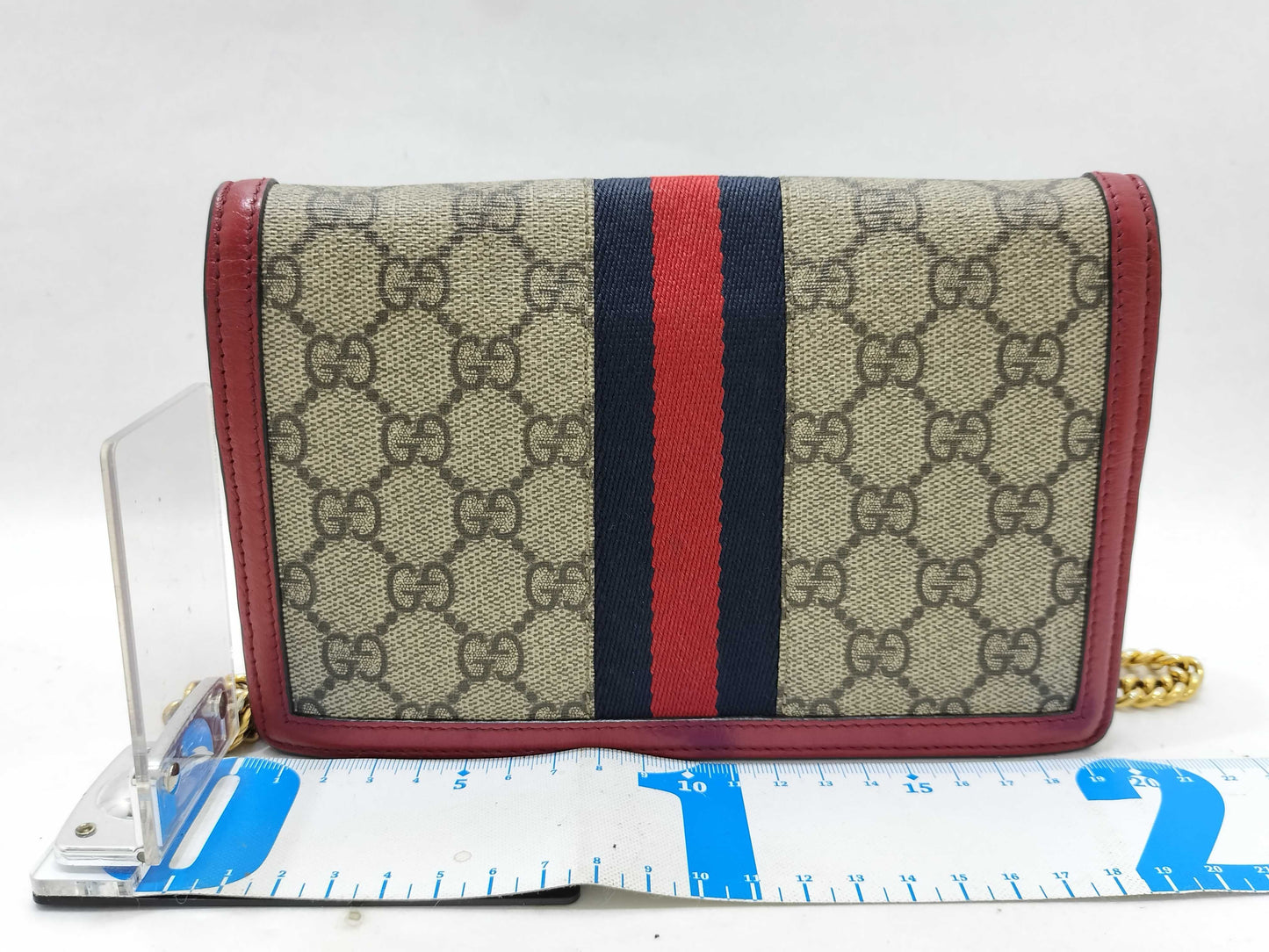GUCCI GG Supreme GUCCI Margaret Chain Shoulder Bag Clutch Bag
