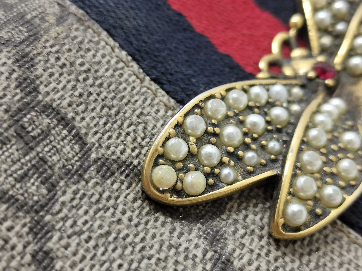 GUCCI GG Supreme GUCCI Margaret Chain Shoulder Bag Clutch Bag
