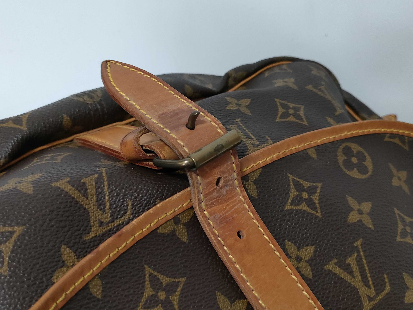LOUIS VUITTON Monogram LV Mono Saumur 893FC Shoulder Bag