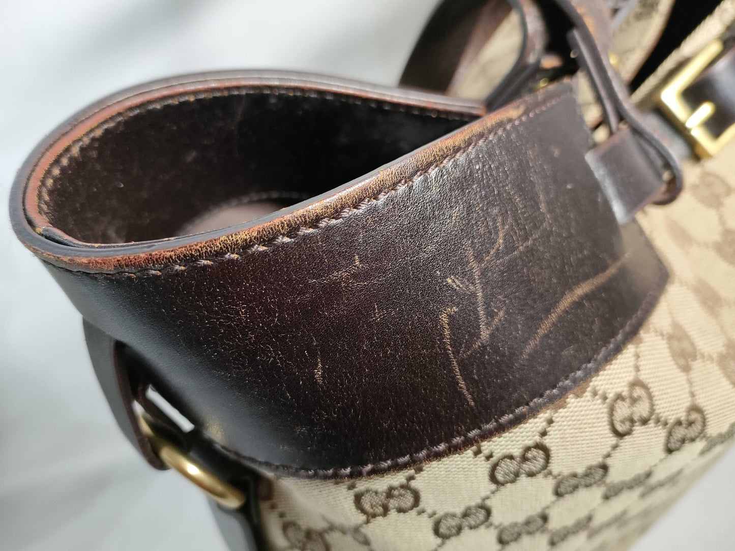 GUCCI GG Canvas Gucci Handbag