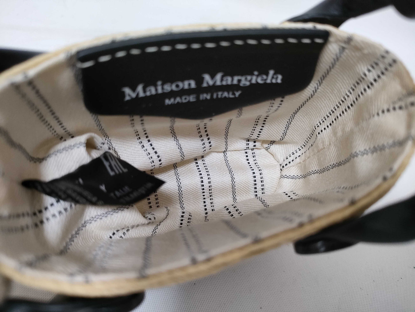 Maison Margiela Micro Bag Paper Tote Bag Charm Mini Basket Bag Handbag