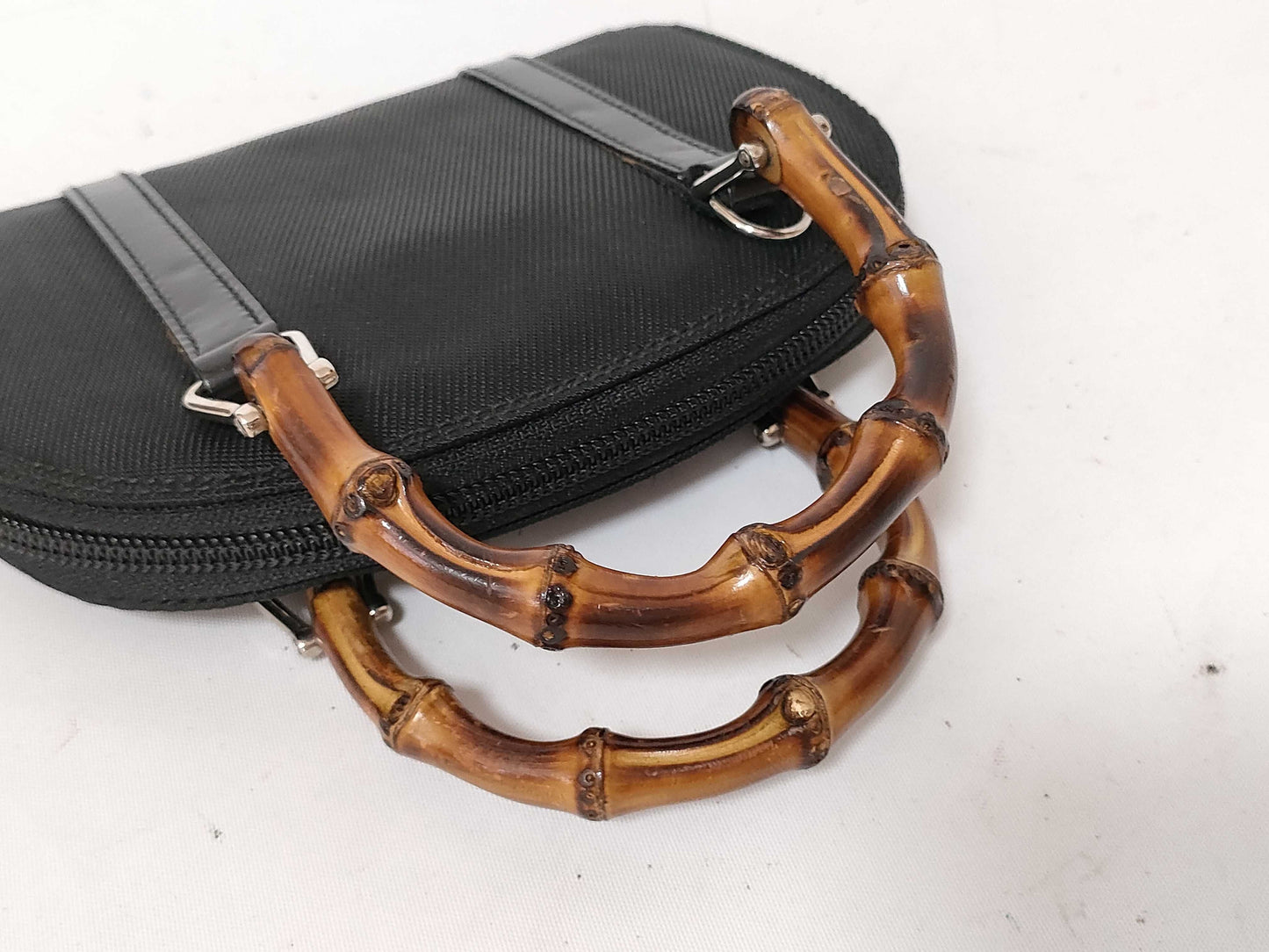 GUCCI Bamboo Gucci 2-way Shoulder Bag Bamboo Shoulder Wallet Handbag