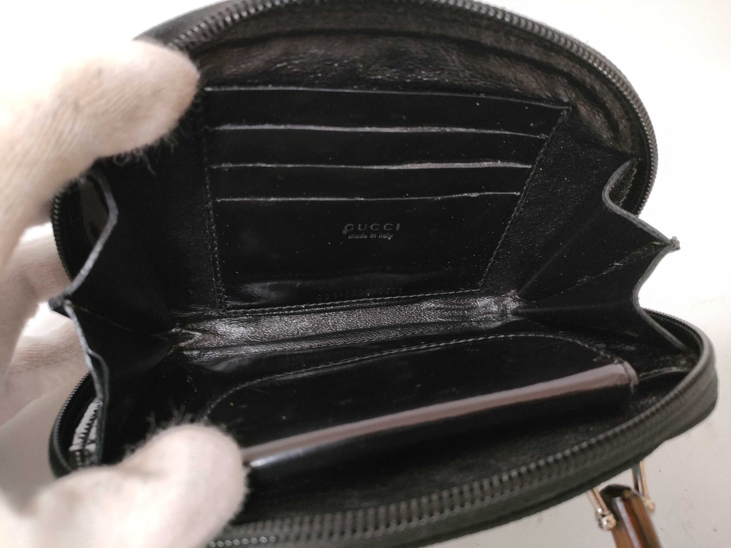 GUCCI Bamboo Gucci 2-way Shoulder Bag Bamboo Shoulder Wallet Handbag