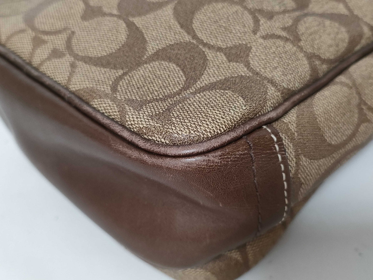 COACH Signature Coach Heritage Shoulder Bag Signature Camera Bag PVC Leather Shoulder Bag
