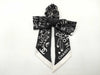 CHANEL CHANEL Coco Mark Scrunchie Black x White Hair Accessory Hair Accessory