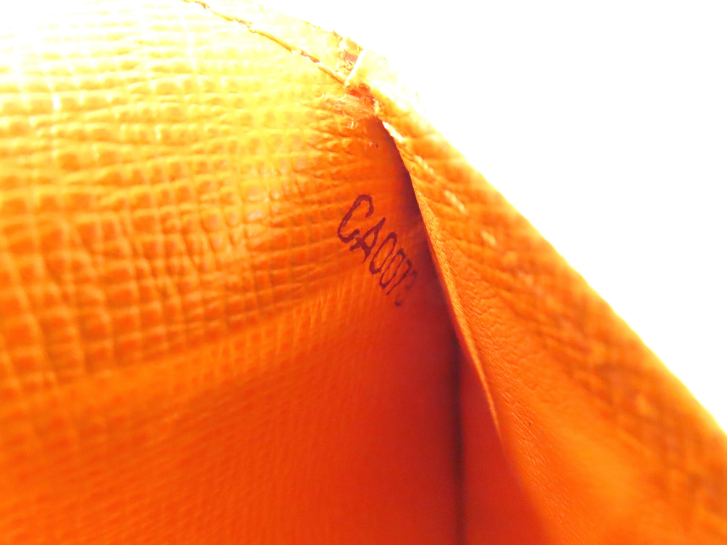 LOUIS VUITTON Epi Louis Vuitton Agenda PM Mandarin R2005 Notebook Cover
