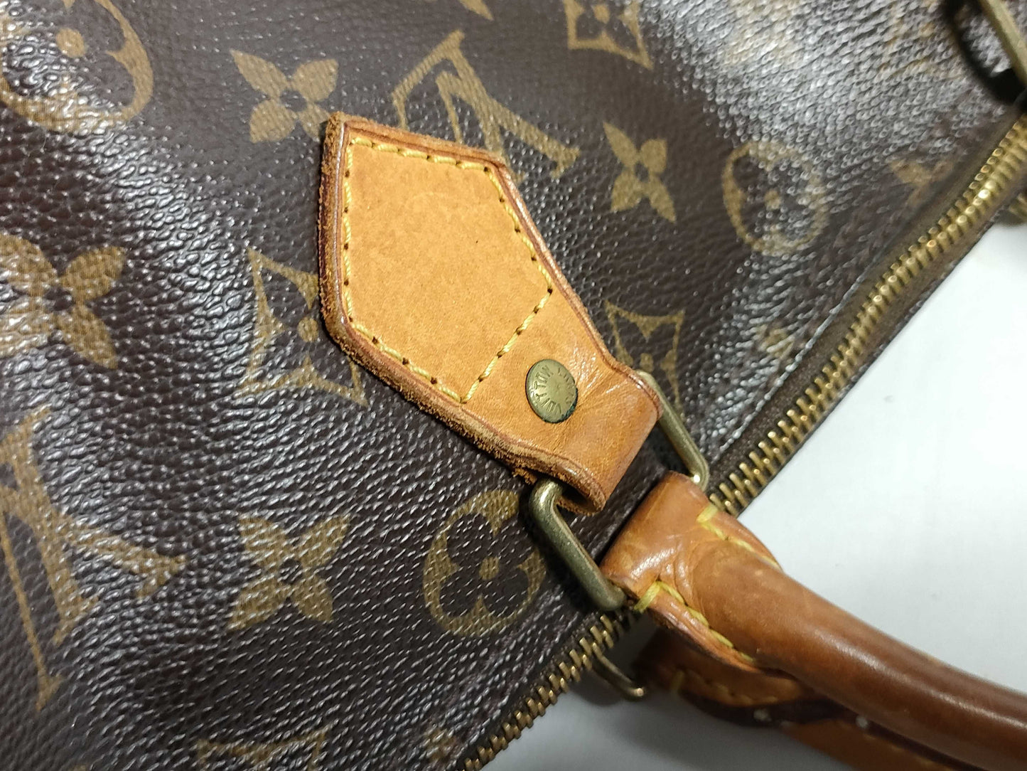 LOUIS VUITTON RFID verification failed. AA1003 Monogram Louis Vuitton Speedy 30 M41526 handbag.