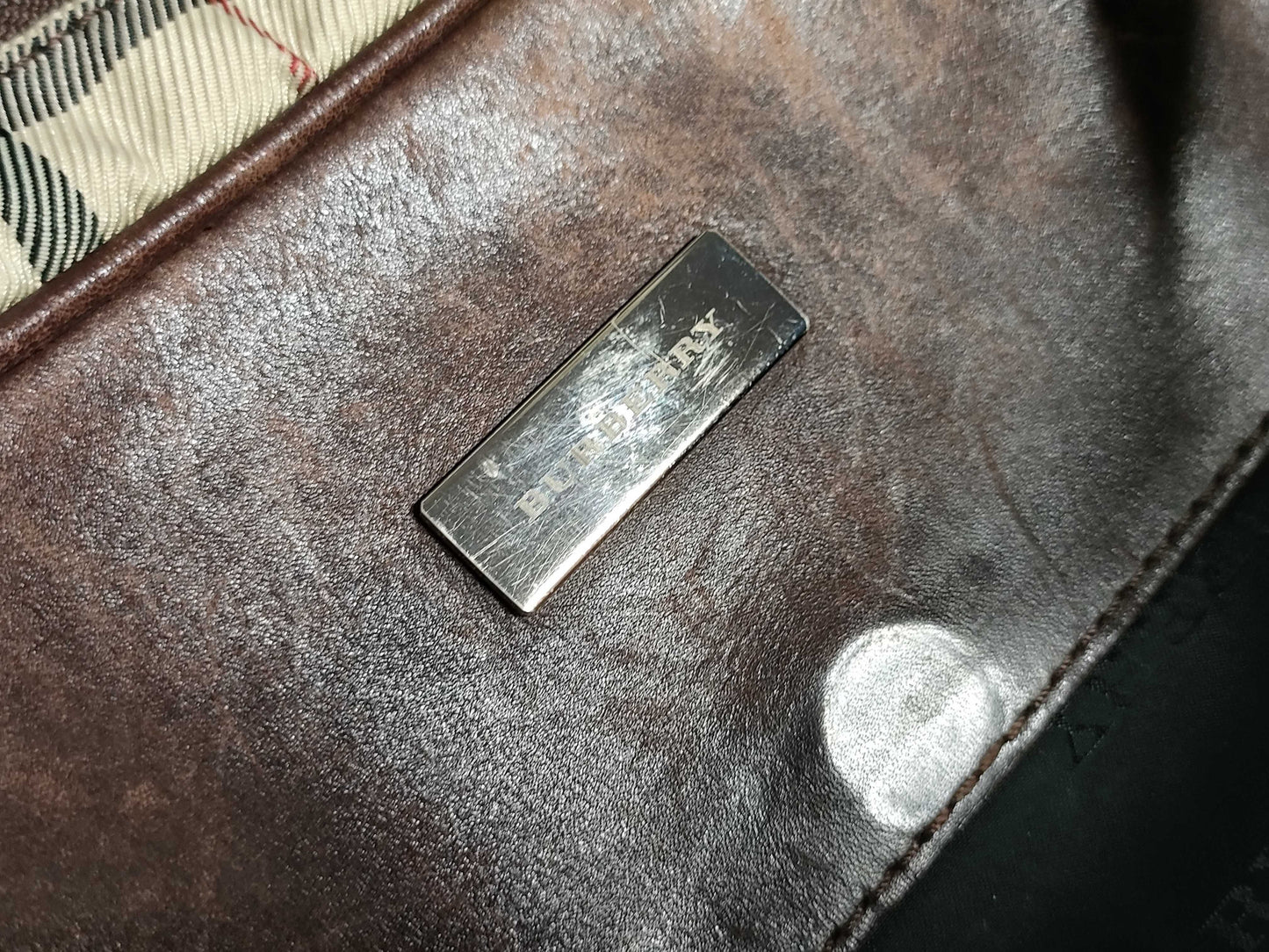 BURBERRY Nova Check Bag Handbag