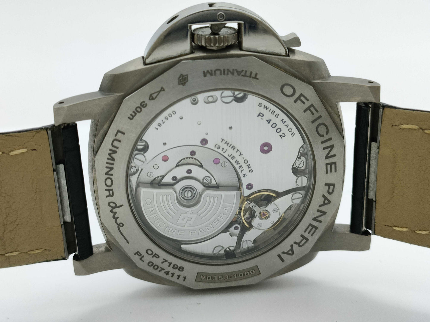 PANERAI Panerai Luminor PAM00964 Doue GMT Power Reserve OP7198 PL0074111 V0353/1000 Navy Dial Automatic Men's Watch