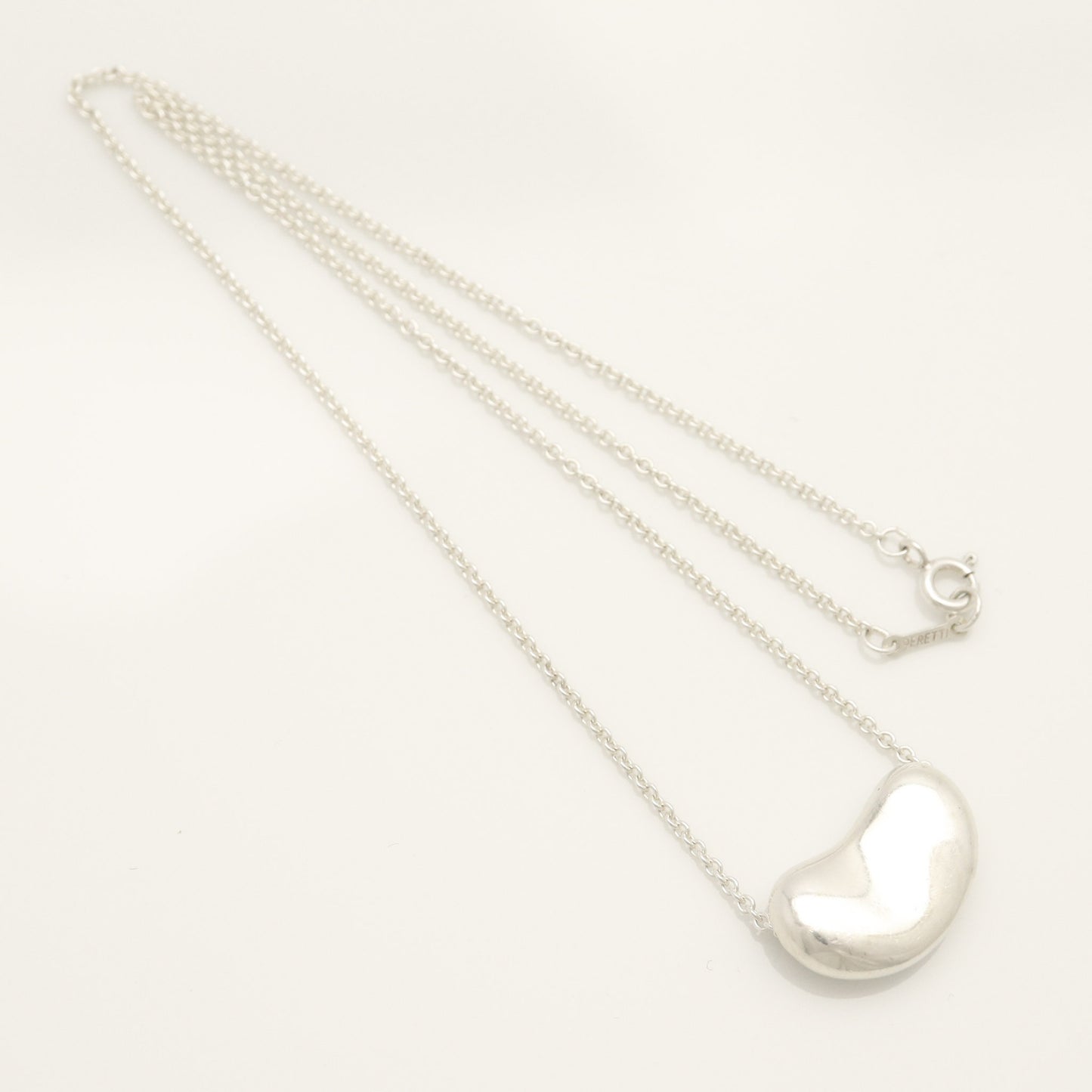Tiffany & Co. Bean Necklace Pendant, Sterling Silver , Weight: 11.10g