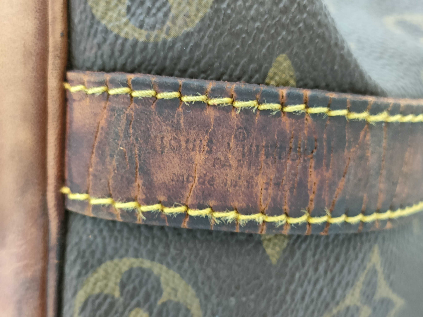 LOUIS VUITTON Monogram Petit Noe Brown Shoulder Bag