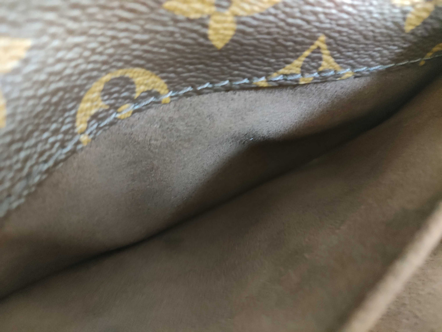 LOUIS VUITTON RFID Verified, Serial Number Unverifiable, Monogram Louis Vuitton Monogram Pochette Metis EW M46279 Brown RFID Enabled Shoulder Bag