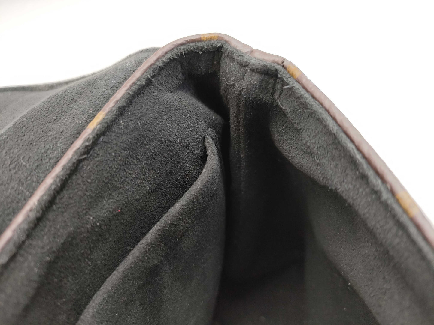 LOUIS VUITTON RFID Verified, Serial Number Unverifiable, Monogram Louis Vuitton Rocky BB M44141 Black x Brown RFID Enabled Handbag