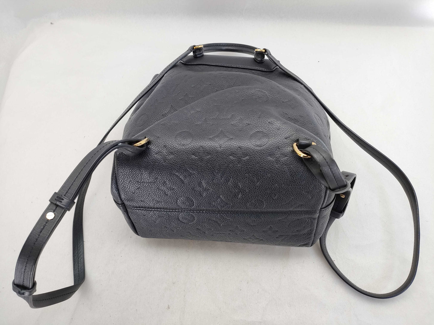 LOUIS VUITTON RFID Unverifiable CT2280 Monogram Empreinte Montsouris PM M45205 CT2280 Black Backpack