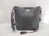 LOUIS VUITTON RFID Verified DU3167 Louis Vuitton LV Logo Lock Me Bucket M54677 DU3167 Black x Pink Shoulder Bag
