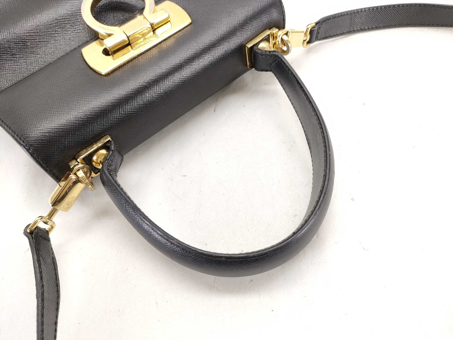 Salvatore Ferragamo Gancini 2-Way Handbag Gancini Handbag