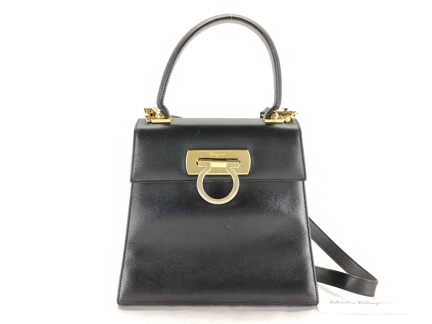 Salvatore Ferragamo Gancini 2-Way Handbag Gancini Handbag