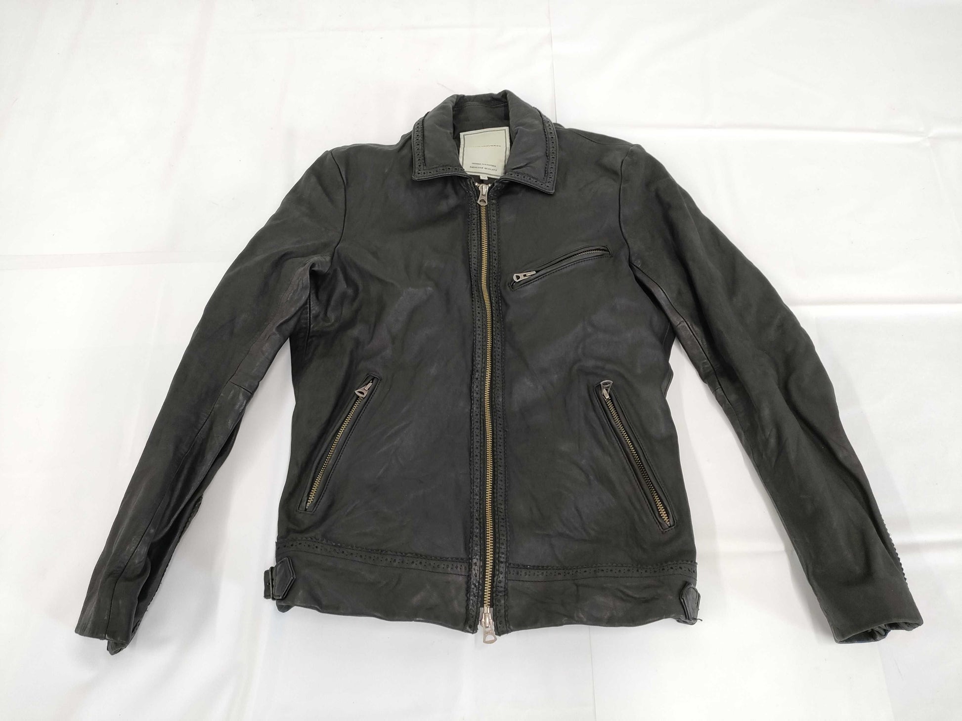 Nano Universe Leather Jacket M