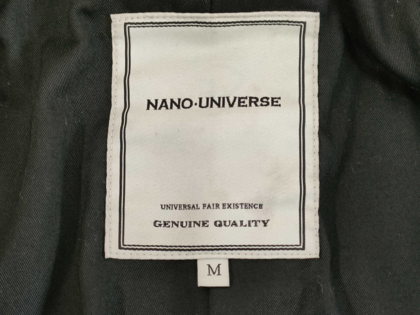 Nano Universe Leather Jacket M