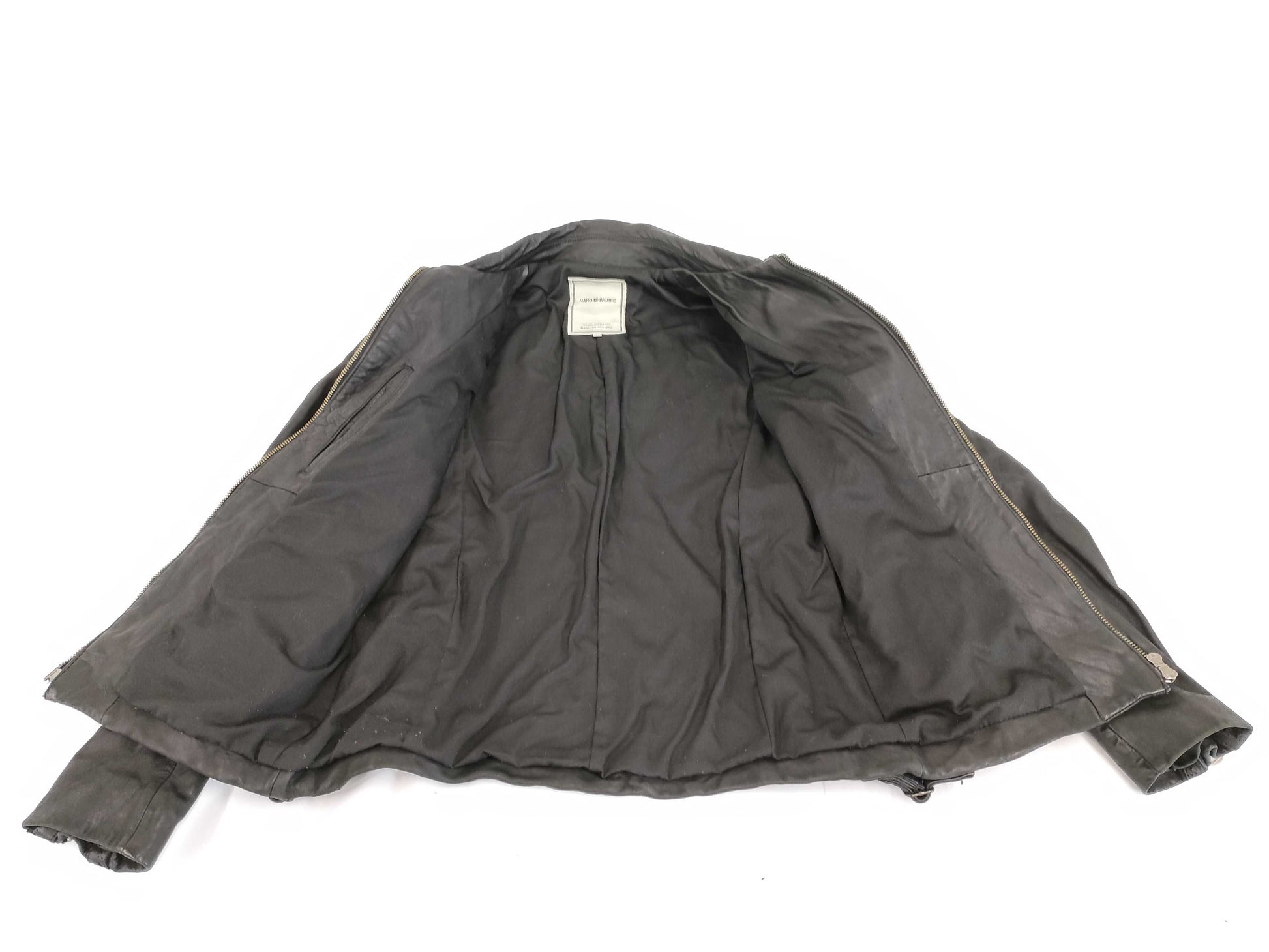 Nano Universe Leather Jacket M