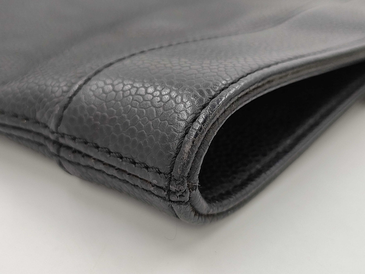 CHANEL Caviar Skin Coco Mark Tote Bag