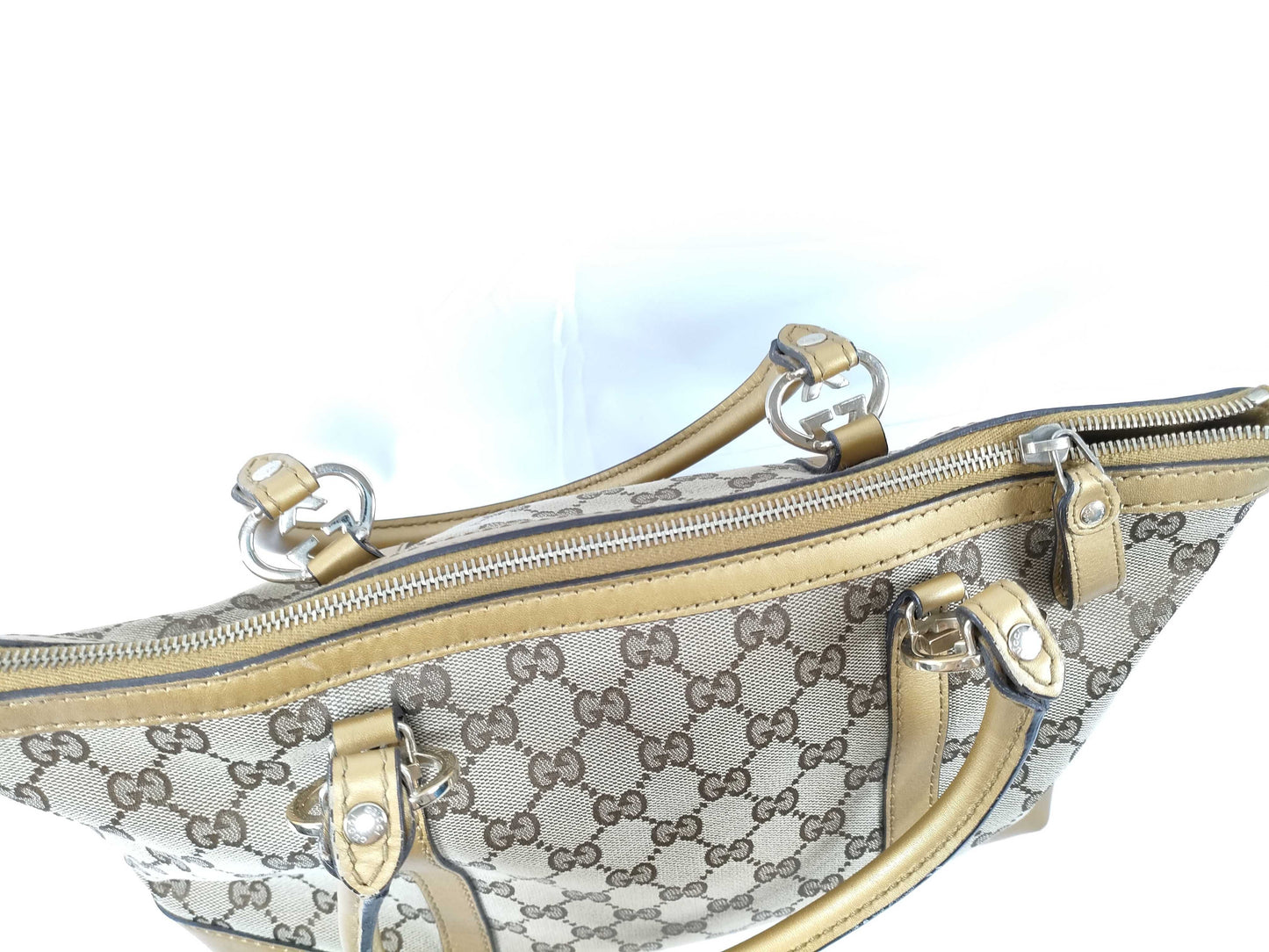GUCCI GUCCI GG Canvas Tote Bag 257069 520981 Tote Bag