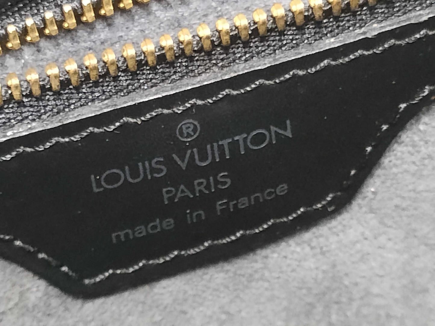 LOUIS VUITTON RFID Unverifiable Serial Number Unverifiable Epi Louis Vuitton Epi Noir Lussack M52282 Handbag