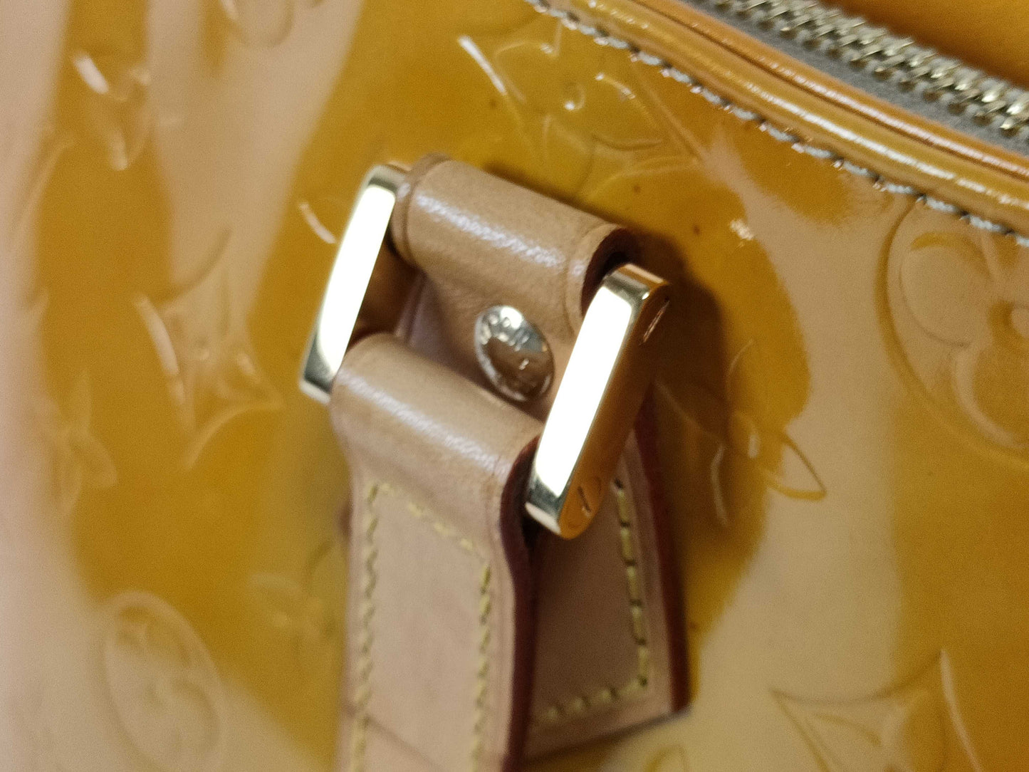 LOUIS VUITTON TH 0968 RFID Unverified Vernis Louis Vuitton Houston M91340 Tote Bag