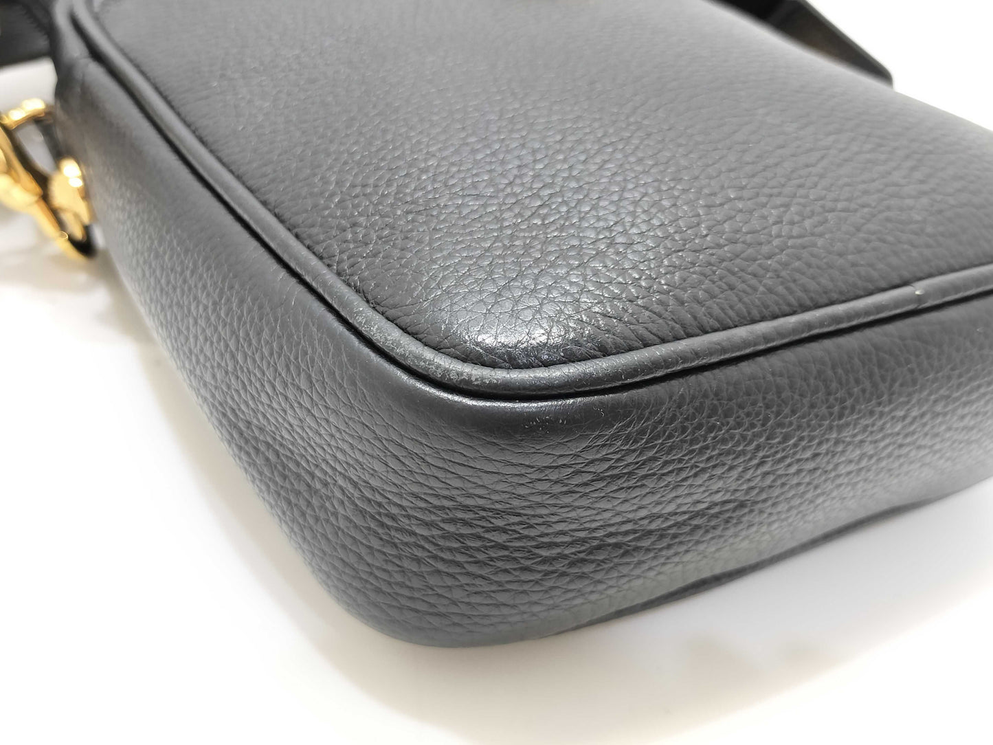 VERSACE Leather Medusa Shoulder Bag
