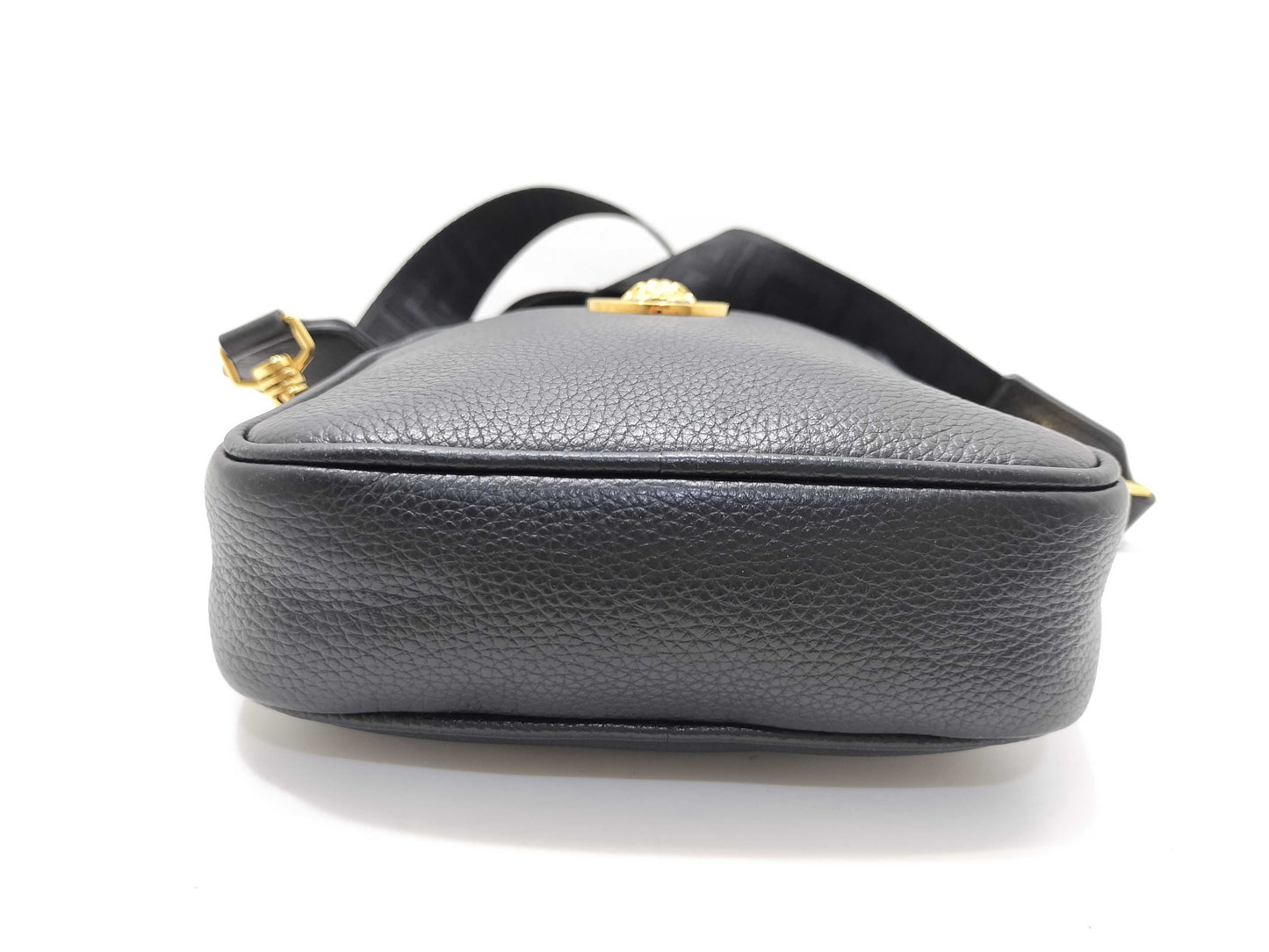 VERSACE Leather Medusa Shoulder Bag