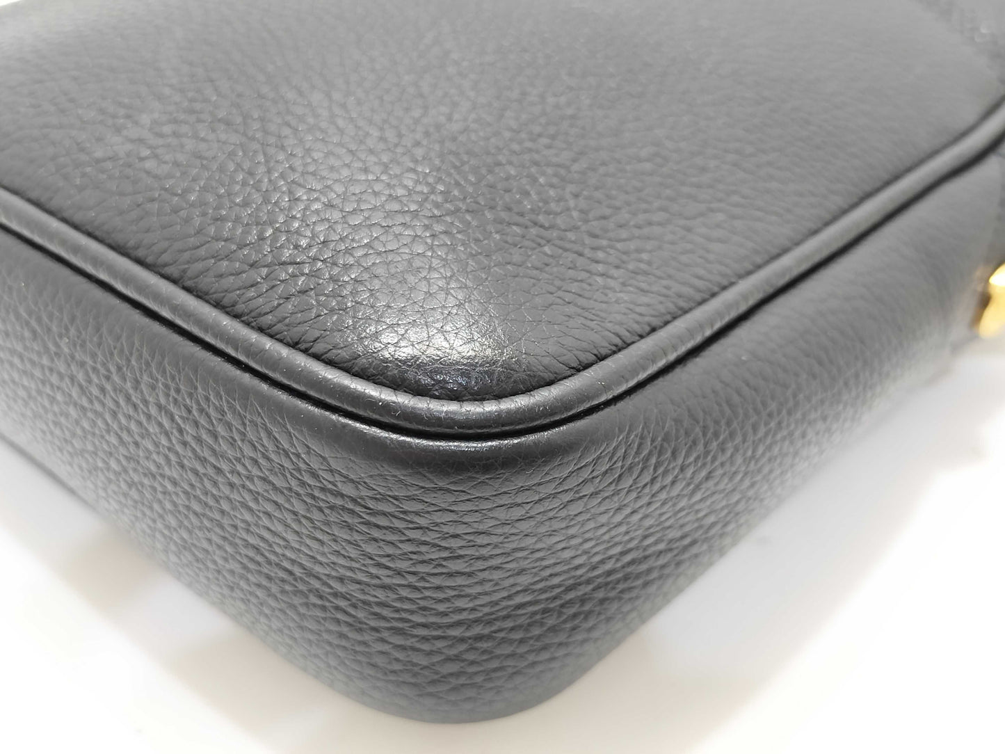VERSACE Leather Medusa Shoulder Bag