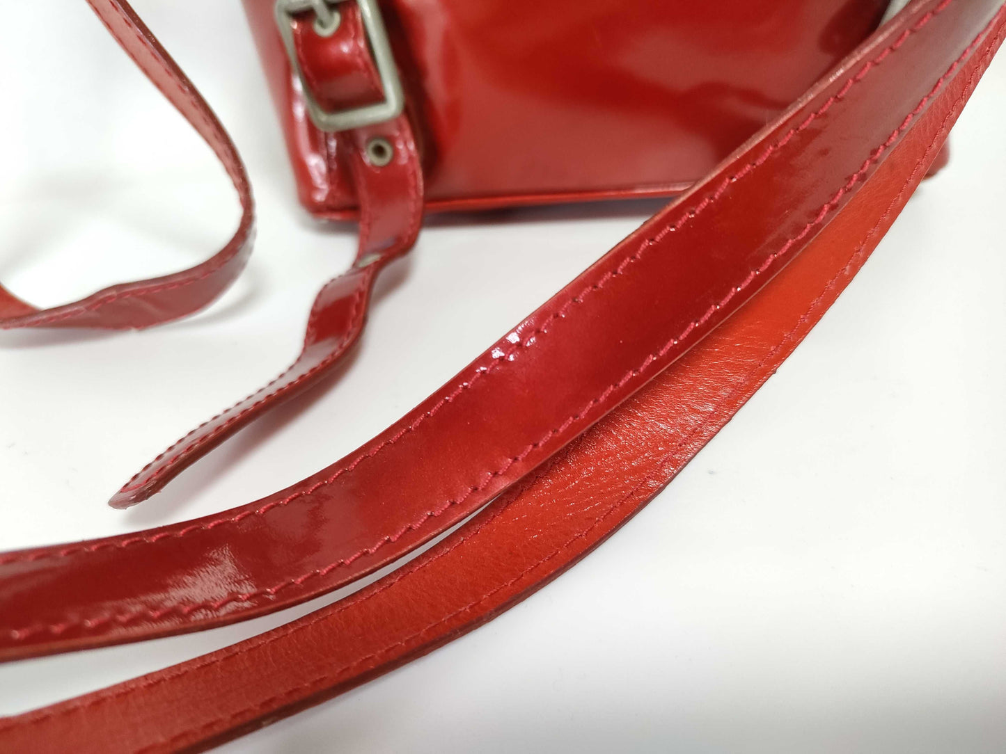 GUCCI Bamboo Backpack in Patent Leather