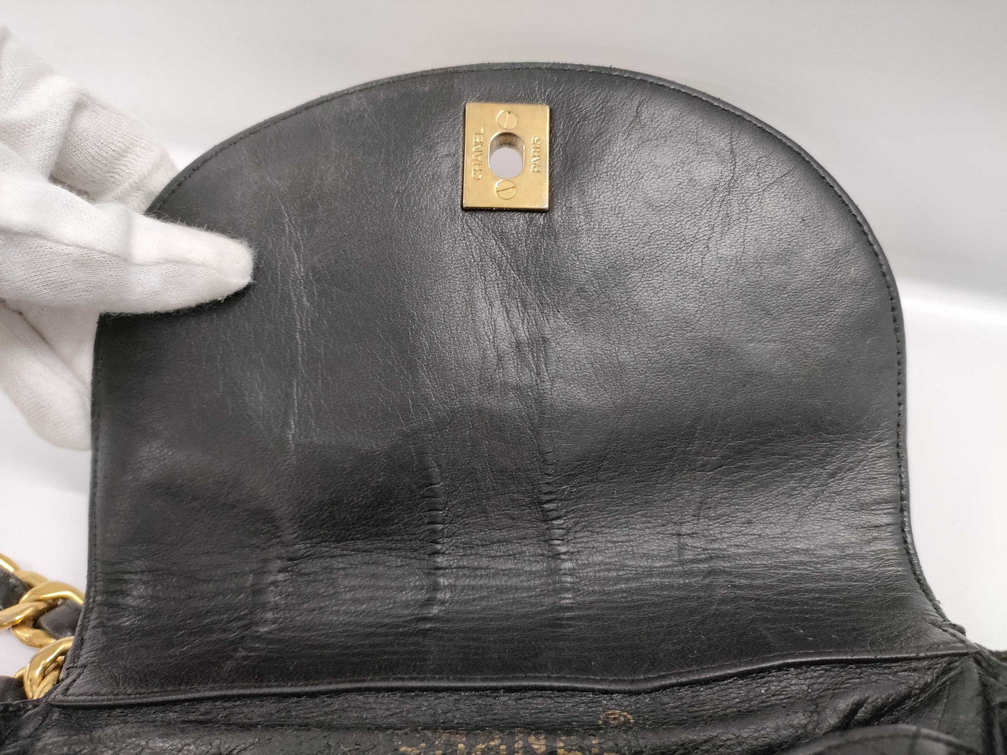 CHANEL Backpack with Matelasse Coco Mark, Lambskin, Chain, and GD Hardware, 3803484