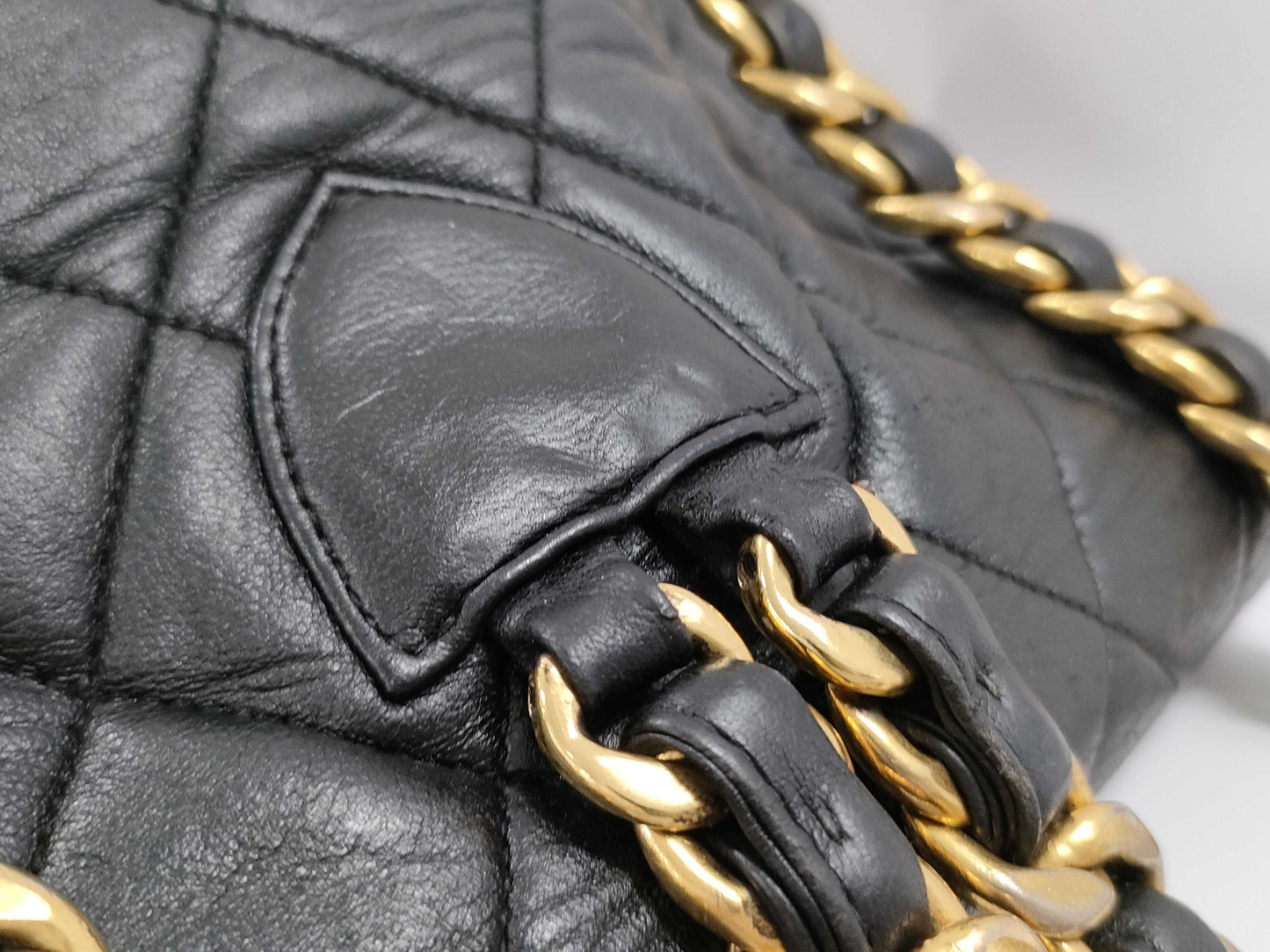 CHANEL Backpack with Matelasse Coco Mark, Lambskin, Chain, and GD Hardware, 3803484