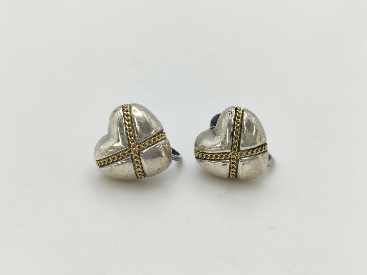 Tiffany & Co. Tiffany 925/750 Heart Earrings