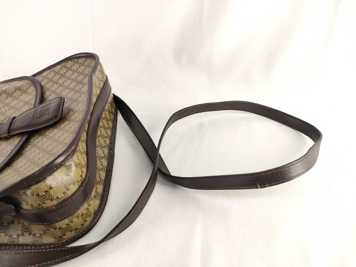 CELINE Macadam Triomphe Shoulder Bag