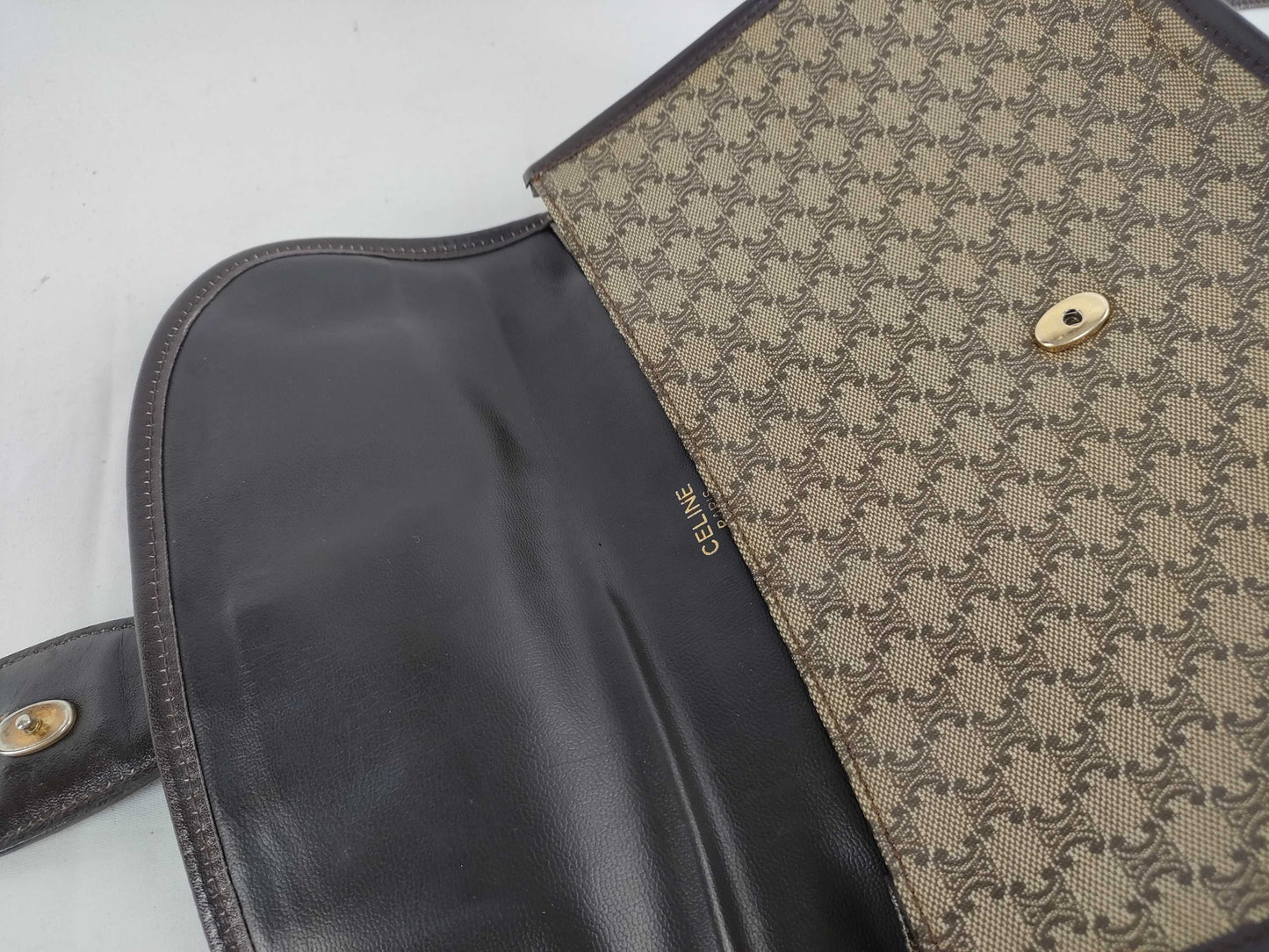 CELINE Macadam Triomphe Shoulder Bag