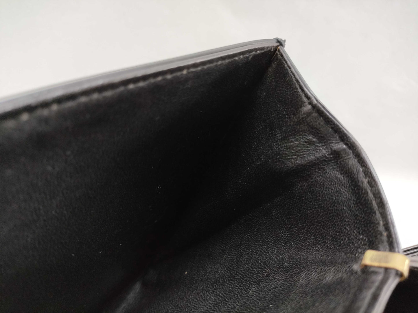 CELINE CELINE Leather Shoulder Bag with Carriage Hardware