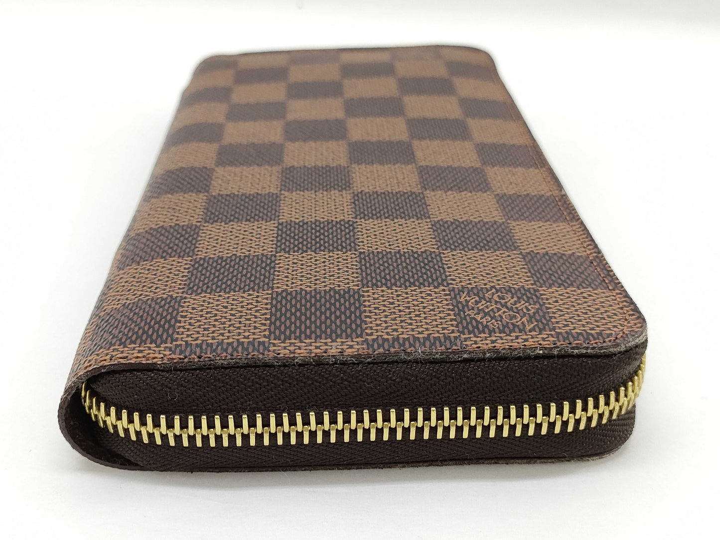 LOUIS VUITTON Damier Zippy Wallet N60015 CA3111 Wallet